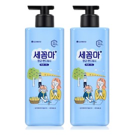 On the Body Secomma Antibacterial Gel Type Hand Wash Lemon Verbena Fragrance, 480ml, 2 Pieces / 온더바디 세꼼마 항균 젤타입 핸드워시 레몬 버베나향, 480ml, 2개