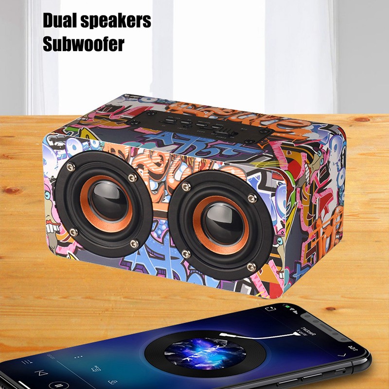 Bluetooth Speaker Heavy Bass USB Rechargeable Support Memory Card MP3
