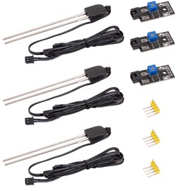 AZDelivery 3 x Soil Moisture Sensor, Moisture Detector and Plant Moisture Meter with Corrosion Resistant Probe for Automatic Irrigation System Compatible with Arduino and Raspbery Pi