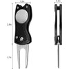 FUZVOL Golf Divot Repair Tool, Divot Tool with Pop-up Button,