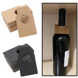 300pcs Etichette per Bottiglia di Vino Etichette per Bottiglia di Champagne Vergini per Bottiglie di Vino Etichette Collo Cantina di Vino Etichette Marcatore Vino Armadietti