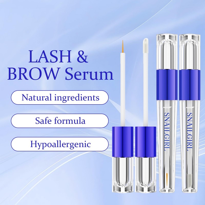 Eyelash and Eyebrow Growth Serum Set Nourishing & Enhancing for