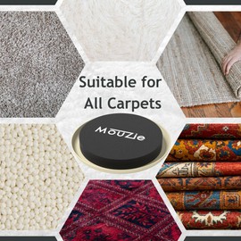 8 Beige 3 1/2 Inch Reusable Heavy-Duty Mover Large Appliance and Furniture Sliders Coasters Super Movers Tool Pads for Easy Moving Over Carpets and Carpeted Floors no Lifter Included