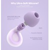Tapones para oídos ajustables para dormir, SNR 38dB, de silicona