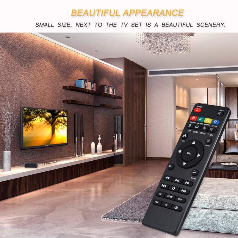 ASHATA Richer-R Media Player HDMI USB SD MMC AV TV,Reproductor
