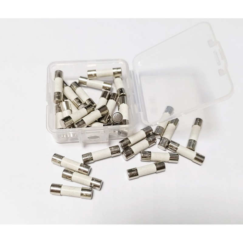 20PCs T6.3AH250V, T6.3A 250V, T6.3 H250V, 6.3A 250V Cartridge Ceramic