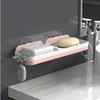 Soap Dish Tray, Container, Detachable Soap Container Box for Bathroom