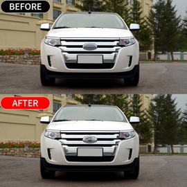 HHLOU 9 Inch Ford American Flag Emblem,Front Grill Rear Tailgate Oval Emblem Fit for Ford 04-14 F150/11-14 Edge/11-16 Explorer/06-11 Ranger/07-14 Expedition.