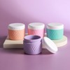Kuangre Travel Containers for Toiletries, Silicone Cream Jars BPA-Free, TSA