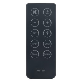PerFascin Replacement Remote Control RC100 fit for Edifier RC10D R2000DB Soundbar Bookshelf Speakers System