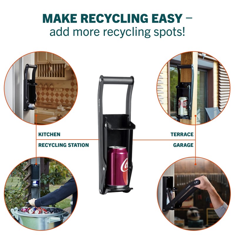 HomeBuddy Can Crusher for Recycling - 12 Oz. and 16
