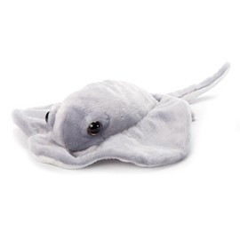 The Petting Zoo Stingray Stuffed Animal Plushie Slap Bracelet, Gifts for Kids, Slapstix Sealife Animals, Grey Stingray Plush Toy, 10 inches