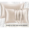 Pamposh Satin Silk Pillowcases For Hair And Skin 4 Pack