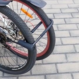 UBULLOX Bike U Lock with Cable Heavy Duty Bike Lock, 16mm U Lock and 4ft/6ft Length Security Cable with Sturdy Mounting Bracket for Bicycle, Motorcycle and More, Large