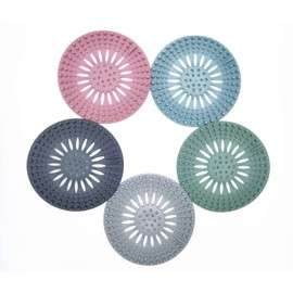 Hair Catcher Silicon Hair Stopper Shower Drain (Blue,Green,Grey,Pink)