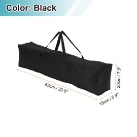 HARFINGTON Camping Chair Replacement Bag 33.5" x 5.9" Folding Chair Carry Bag Oxford Cloth Storage Tent Bag with Handle Strap for Travel Outdoor Camping Sports, Black