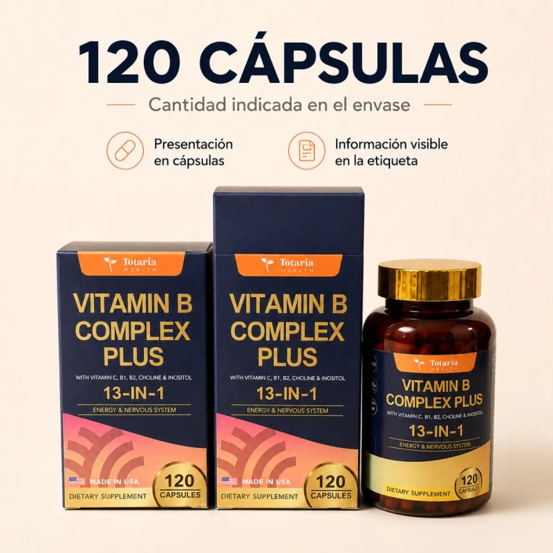 Vitaminas Complejo B Para Bienestar Integral Y Vitalidad