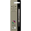 Parker Quink Ball Pen Refill Broad - Black (Blister Pack)