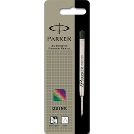 Parker Quink Ball Pen Refill Broad - Black (Blister Pack)