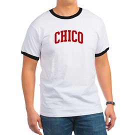 CafePress Chico (Red) Ringer T Men's Vintage Ringer T-Shirt