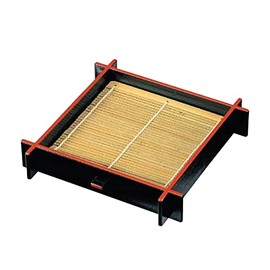 J-kitchens Soba Bowl, Zaru Soba, Igata Soba Monkey (No Bottom Plate), Black Tenshu, Break-Resistant, Resin, 7.5 x 7.5 x 1.6 inches (19 x 19 x 4 cm), Made in Japan