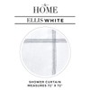 HALL & PERRY The Grid Ellis White and Black Fabric
