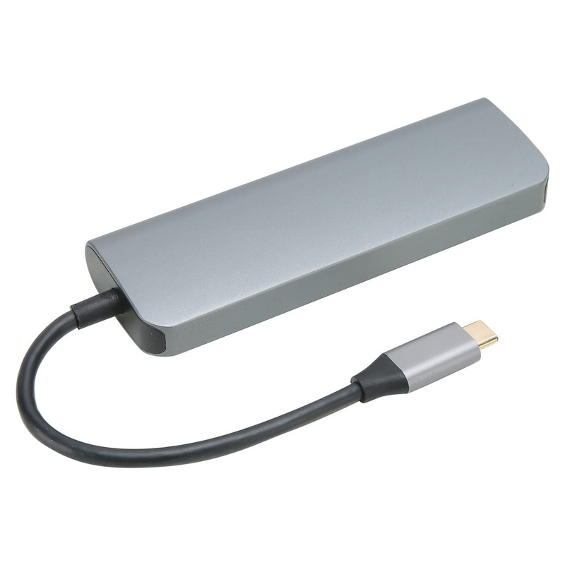 6 In 1 Hub Multifunction Network Adapter for Computer Home