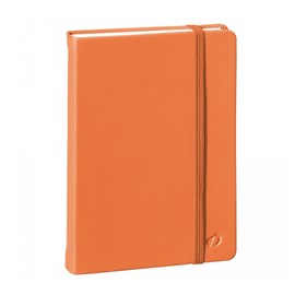 Quo Vadis Habana Bound Journal - 80 Lined Sheets - Ivory Paper - 4 x 6 - Orange
