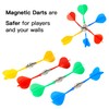 moopok 12Pcs Magnetic Darts, Plastic Darts Replacement Dart for Magnet