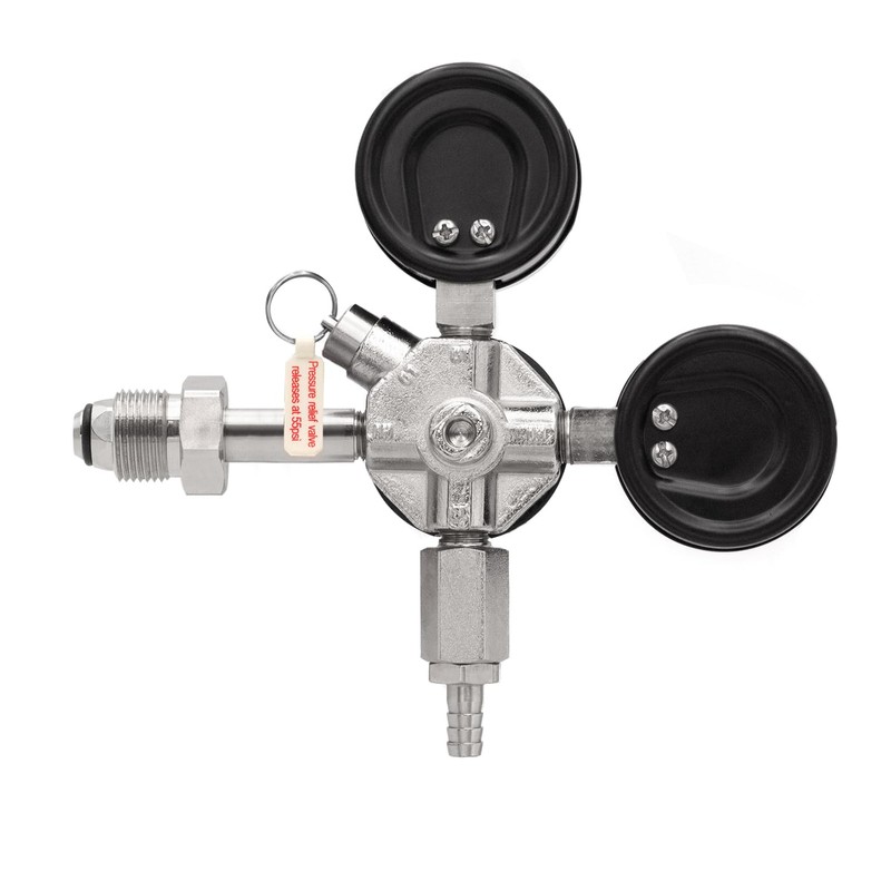 Kegco Commercial Grade Double Gauge Primary Kegerator Nitrogen Gas Regulator