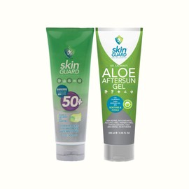 Skin Guard Kit 2 Piezas Protector Solar FPS 50 250 ml  Gel 100 Aloe Vera Hidratante 250 ml                                                            