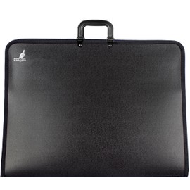 Kangaro A2 Portfolio Folder with Handle Black