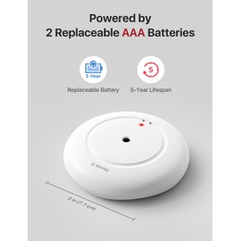 X-Sense Wi-Fi Water Sensor, Accessory for SWS54 Water Sensor Kit, SBS50 Base Station Required, Model SWS51, 1-Pack