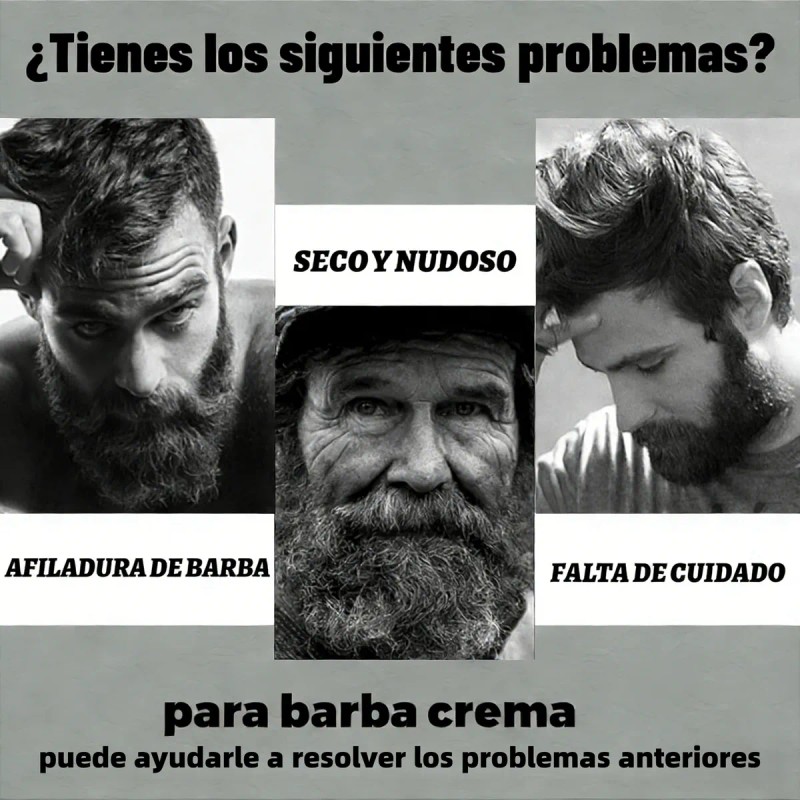 Mopoyat Tratamiento Barba Bigote Estimula Crecimiento Lavanda