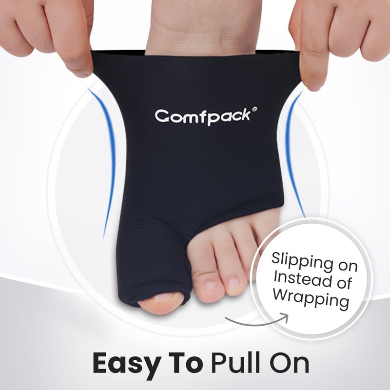Comfpack Foot Ice Pack Toe Wrap for Bunion, Plantar Fasciitis,