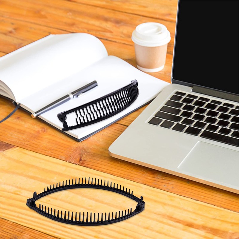 1st Choice 3 Pieces Clincher Combs Fishtail Grip Comb Ponytail