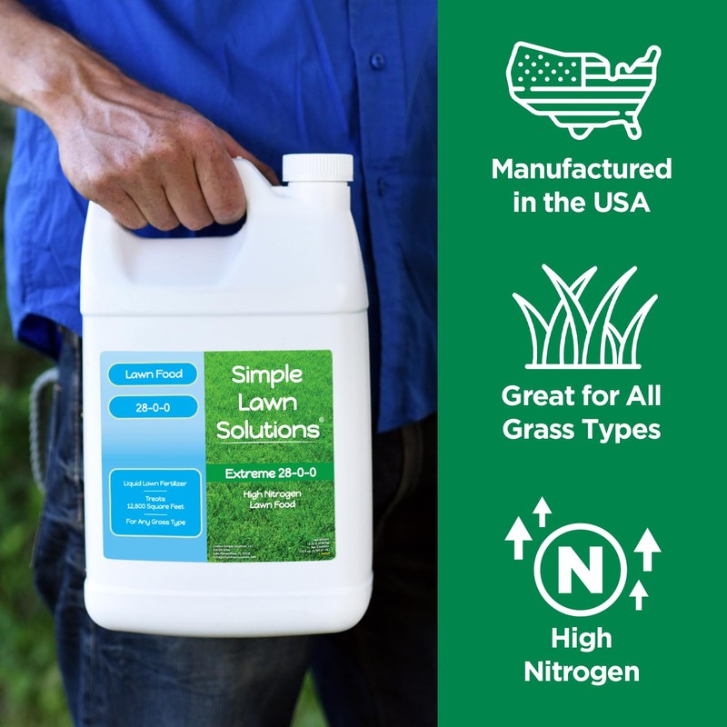 Maximum Green & Growth Fertilizer High Nitrogen 28-0-0 Lawn Food