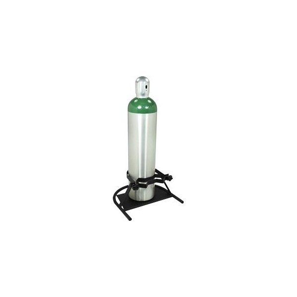 Large Oxygen Tank Cylinder Floor Stand - Tank NOT Included