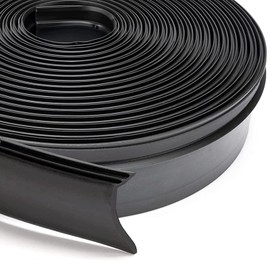 R854056 RV Slide Out Seal,1-1/2" x 9/16" x 25' Black Rubber Slideout Wiper Seal Compatible with RV Camper Trailer Weatherstrip Slideout System (Clip-On)