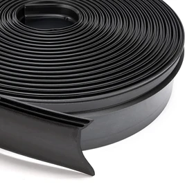 R854056 RV Slide Out Seal,1-1/2" x 9/16" x 25' Black Rubber Slideout Wiper Seal Compatible with RV Camper Trailer Weatherstrip Slideout System (Clip-On)