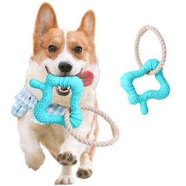 LUPAPA Dog Chew Toys for Aggressive Chewers, Dog Tug Toys for Bored Dogs, Interactive Dog Toys for Active Dogs, Indestructible Dog Toys for Small and Medium Sized Dogs