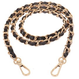 UTreers Purse Chain Strap Crossbody Bag Chains Strap Handbag Chain Replacement Leather Chain Straps 47.2"