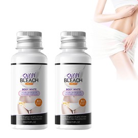 Bleichcreme Für Den Intimbereich, Bleaching Creme Intim Zur Aufhellung Dunkler Haut,Snow Bleach Cream For Private Part Underarm Whitening BrightWhiteCream2pc
