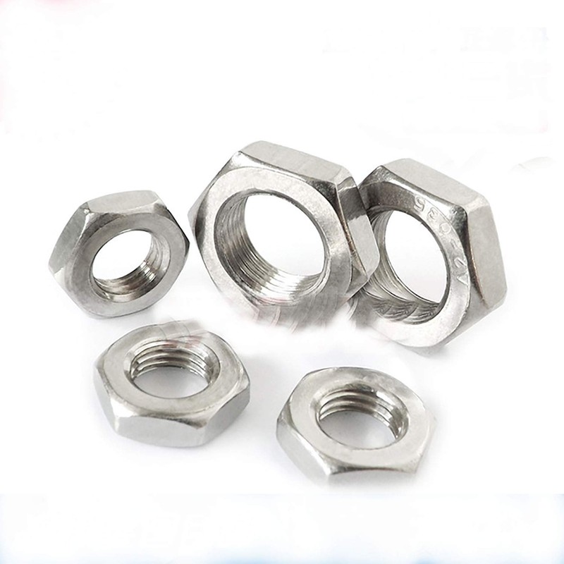 Smartsails 4#-40 Stainless Steel Finished Hex Nut, 304 Stainless Steel