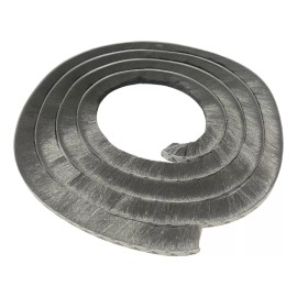 Estuchelandia 6mt Tira Sellado Cepillo Cinta Polvera Puerta Ventana 9x23mm