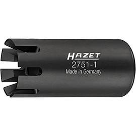 HAZET Turbocharger Socket Spanner Insert ∙ Special Profile 2751-1 ∙ Square 6.3 mm (1/4 Inch) ∙ 12 mm