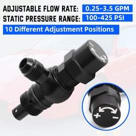 AUTOVIC Adjustable Power Steering Valve Aluminum For GM Type II Pumps Replace 90400