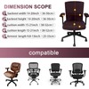 Tallew 4 Pcs Office Chair Covers Set Computer Universal Protective