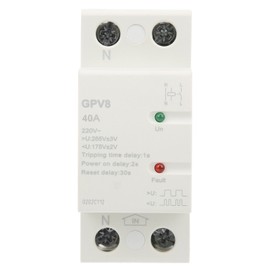 Voltage Protector GPV82pD Surge Protective Device Automatic Reset with LED Light Indicator(40A )