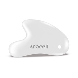 AROCELL OFFICIAL Gua Sha Facial Massage Tools Ceramic Guasha Reduce Puffiness Face Sculpting Massager for Skin Care